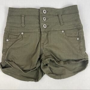 Blue Asphalt High Rise Shorts Size 1